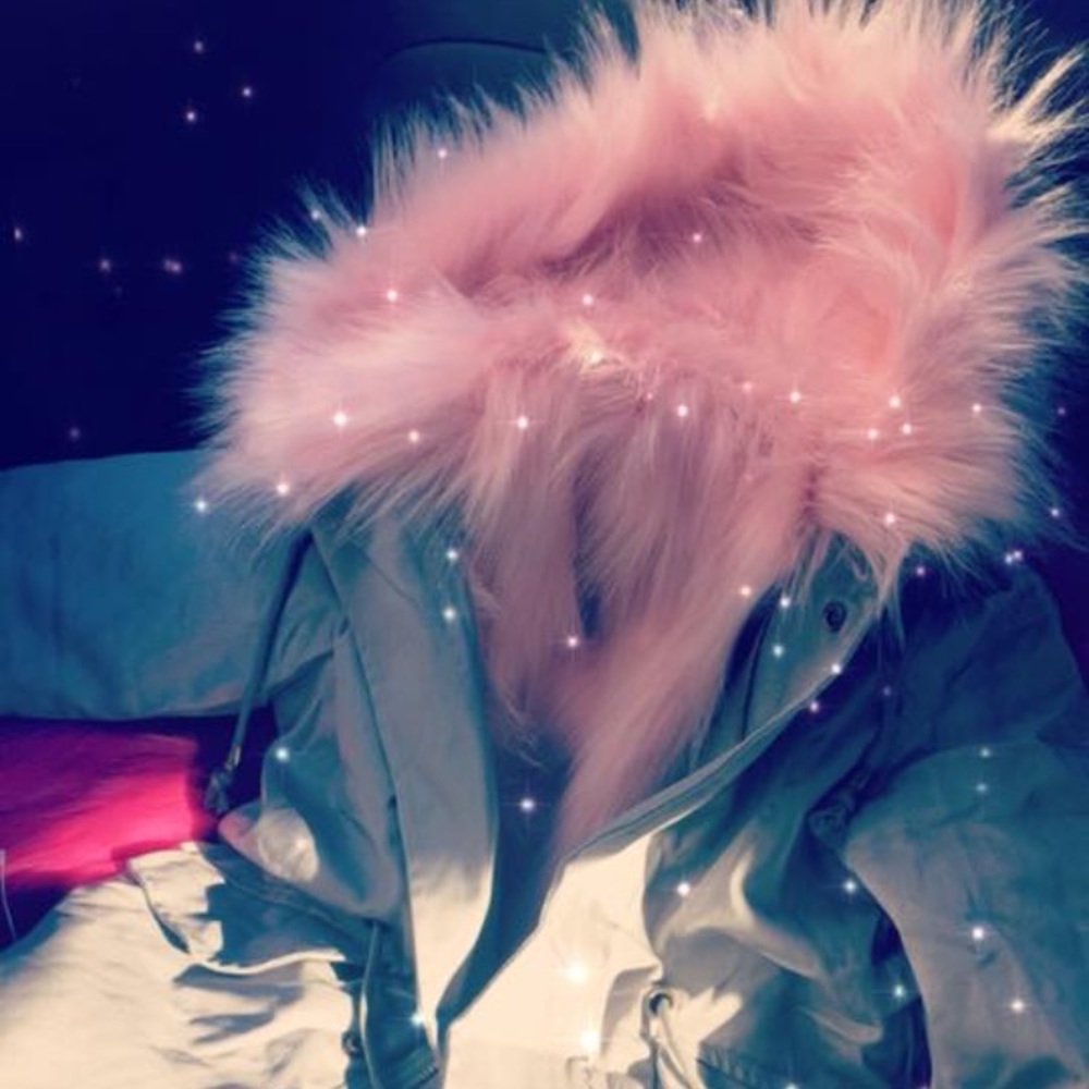 Kids full fur coat